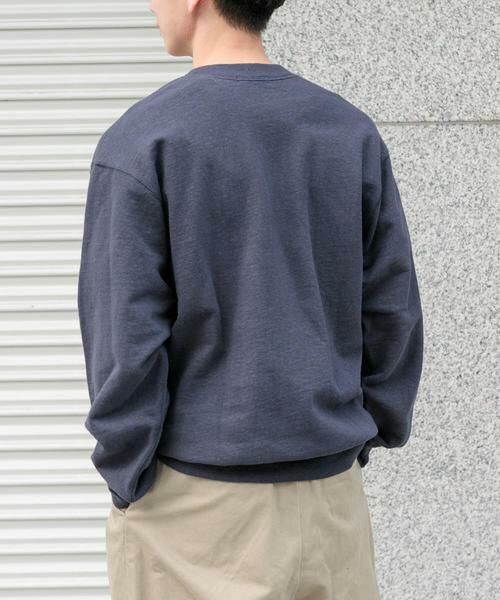 URBAN RESEARCH DOORS / アーバンリサーチ ドアーズ スウェット | FORK&SPOON　スーピマコットン混反毛クルーネックスウェット | 詳細13