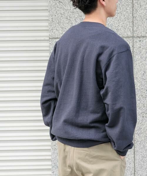 URBAN RESEARCH DOORS / アーバンリサーチ ドアーズ スウェット | FORK&SPOON　スーピマコットン混反毛クルーネックスウェット | 詳細14