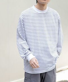 URBAN RESEARCH DOORS / アーバンリサーチ ドアーズ Tシャツ | FORK&SPOON　CAVEボーダーロングスリーブTシャツ