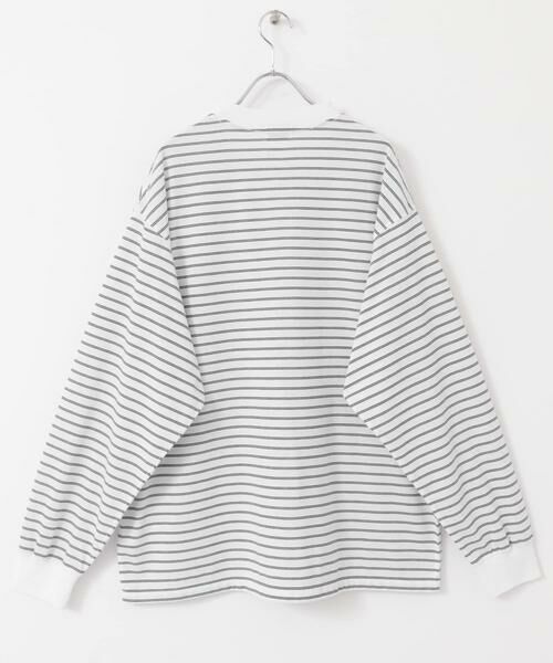 URBAN RESEARCH DOORS / アーバンリサーチ ドアーズ Tシャツ | FORK&SPOON　CAVEボーダーロングスリーブTシャツ | 詳細11