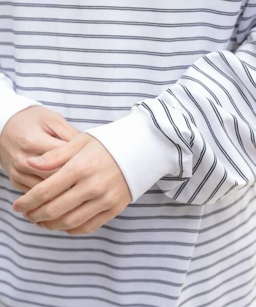 URBAN RESEARCH DOORS / アーバンリサーチ ドアーズ Tシャツ | FORK&SPOON　CAVEボーダーロングスリーブTシャツ | 詳細7