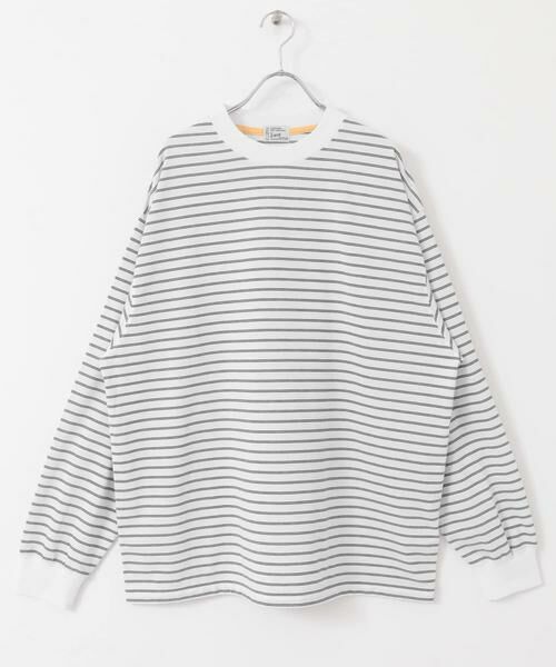 URBAN RESEARCH DOORS / アーバンリサーチ ドアーズ Tシャツ | FORK&SPOON　CAVEボーダーロングスリーブTシャツ | 詳細9