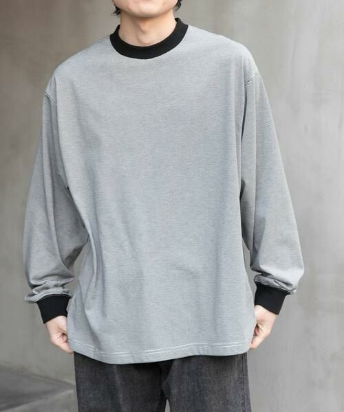 URBAN RESEARCH DOORS / アーバンリサーチ ドアーズ Tシャツ | FORK&SPOON　CAVEボーダーロングスリーブTシャツ | 詳細15