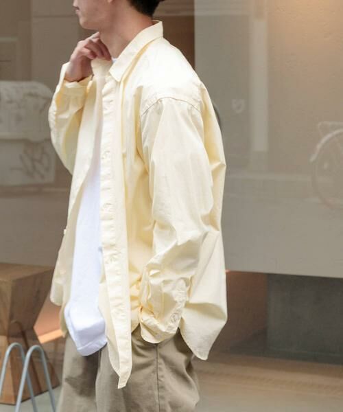 URBAN RESEARCH DOORS / アーバンリサーチ ドアーズ シャツ・ブラウス | FORK&SPOON　ガーメントダイロングスリーブシャツ | 詳細2