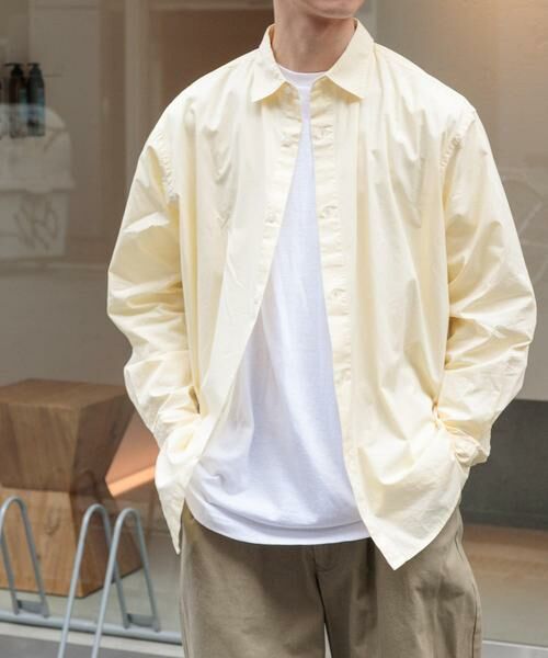 URBAN RESEARCH DOORS / アーバンリサーチ ドアーズ シャツ・ブラウス | FORK&SPOON　ガーメントダイロングスリーブシャツ | 詳細3