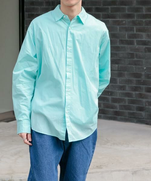 URBAN RESEARCH DOORS / アーバンリサーチ ドアーズ シャツ・ブラウス | FORK&SPOON　ガーメントダイロングスリーブシャツ | 詳細12