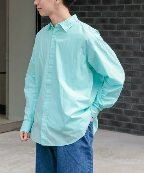 URBAN RESEARCH DOORS / アーバンリサーチ ドアーズ シャツ・ブラウス | FORK&SPOON　ガーメントダイロングスリーブシャツ | 詳細14