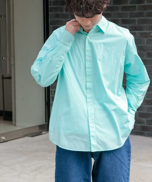 URBAN RESEARCH DOORS / アーバンリサーチ ドアーズ シャツ・ブラウス | FORK&SPOON　ガーメントダイロングスリーブシャツ | 詳細15