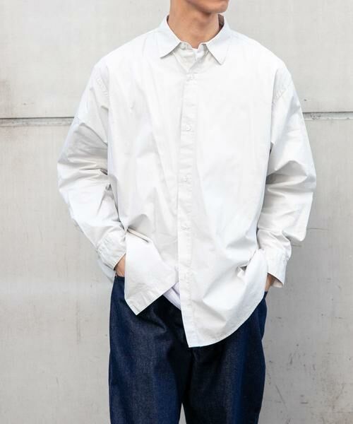 URBAN RESEARCH DOORS / アーバンリサーチ ドアーズ シャツ・ブラウス | FORK&SPOON　ガーメントダイロングスリーブシャツ | 詳細28