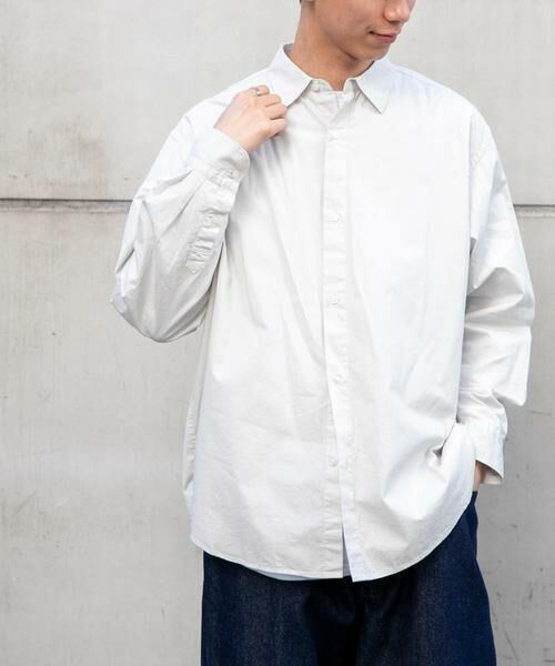 URBAN RESEARCH DOORS / アーバンリサーチ ドアーズ シャツ・ブラウス | FORK&SPOON　ガーメントダイロングスリーブシャツ | 詳細29