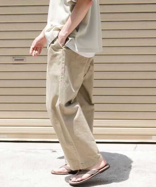 URBAN RESEARCH DOORS / アーバンリサーチ ドアーズ その他パンツ | FORK&SPOON　フレンチドリルピグメントチノパンツ | 詳細14