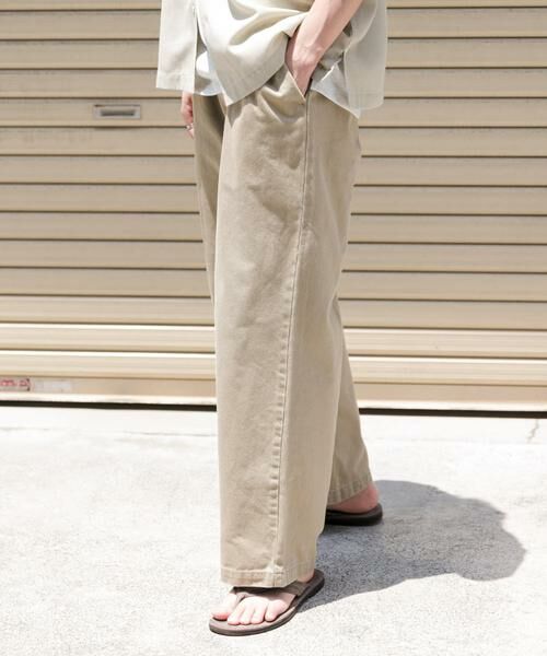 URBAN RESEARCH DOORS / アーバンリサーチ ドアーズ その他パンツ | FORK&SPOON　フレンチドリルピグメントチノパンツ | 詳細15