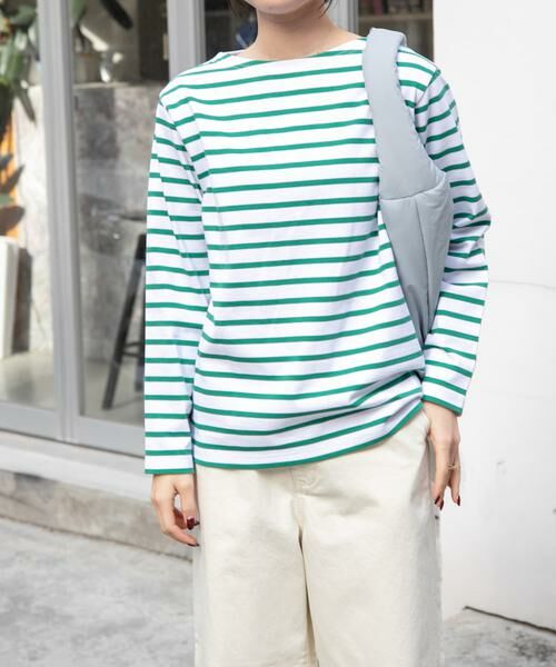 URBAN RESEARCH DOORS / アーバンリサーチ ドアーズ Tシャツ | FORK&SPOON　ボートネックボーダー | 詳細14