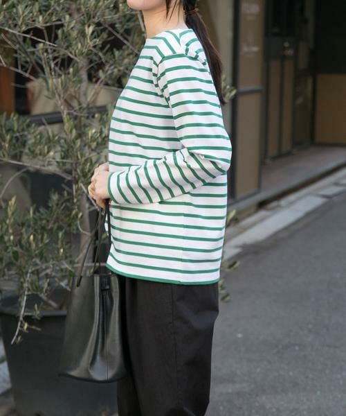 URBAN RESEARCH DOORS / アーバンリサーチ ドアーズ Tシャツ | FORK&SPOON　ボートネックボーダー | 詳細24