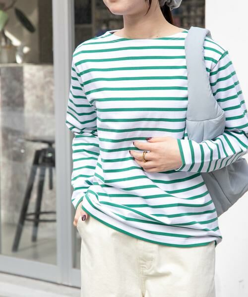 URBAN RESEARCH DOORS / アーバンリサーチ ドアーズ Tシャツ | FORK&SPOON　ボートネックボーダー | 詳細18