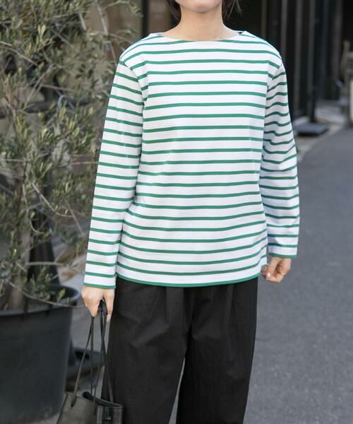 URBAN RESEARCH DOORS / アーバンリサーチ ドアーズ Tシャツ | FORK&SPOON　ボートネックボーダー | 詳細21