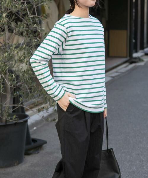 URBAN RESEARCH DOORS / アーバンリサーチ ドアーズ Tシャツ | FORK&SPOON　ボートネックボーダー | 詳細22