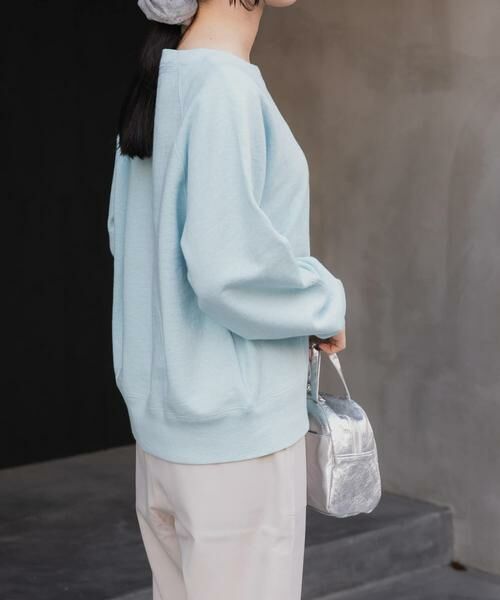 URBAN RESEARCH DOORS / アーバンリサーチ ドアーズ スウェット | FORK&SPOON　スーピマコットン混反毛クルーネックスウェット | 詳細2