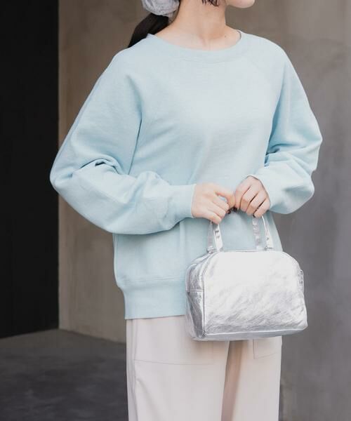 URBAN RESEARCH DOORS / アーバンリサーチ ドアーズ スウェット | FORK&SPOON　スーピマコットン混反毛クルーネックスウェット | 詳細3