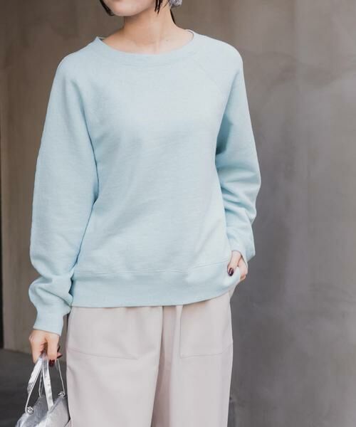 URBAN RESEARCH DOORS / アーバンリサーチ ドアーズ スウェット | FORK&SPOON　スーピマコットン混反毛クルーネックスウェット | 詳細4