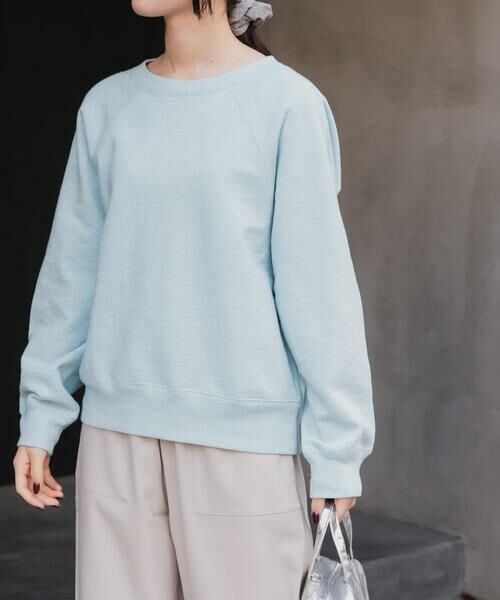URBAN RESEARCH DOORS / アーバンリサーチ ドアーズ スウェット | FORK&SPOON　スーピマコットン混反毛クルーネックスウェット | 詳細5