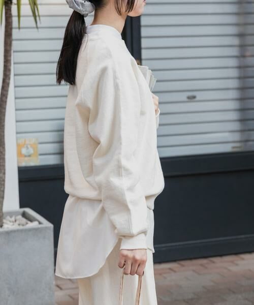 URBAN RESEARCH DOORS / アーバンリサーチ ドアーズ スウェット | FORK&SPOON　スーピマコットン混反毛クルーネックスウェット | 詳細13