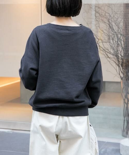 URBAN RESEARCH DOORS / アーバンリサーチ ドアーズ スウェット | FORK&SPOON　スーピマコットン混反毛クルーネックスウェット | 詳細19
