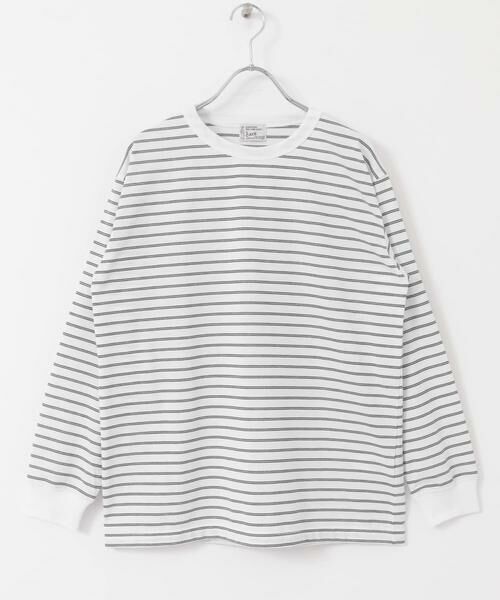 URBAN RESEARCH DOORS / アーバンリサーチ ドアーズ Tシャツ | FORK&SPOON　CAVEボーダーロングスリーブTシャツ | 詳細6