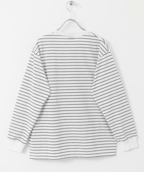 URBAN RESEARCH DOORS / アーバンリサーチ ドアーズ Tシャツ | FORK&SPOON　CAVEボーダーロングスリーブTシャツ | 詳細8