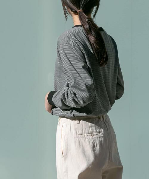 URBAN RESEARCH DOORS / アーバンリサーチ ドアーズ Tシャツ | FORK&SPOON　CAVEボーダーロングスリーブTシャツ | 詳細14