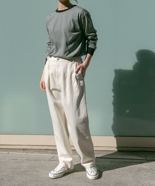 URBAN RESEARCH DOORS / アーバンリサーチ ドアーズ Tシャツ | FORK&SPOON　CAVEボーダーロングスリーブTシャツ | 詳細16