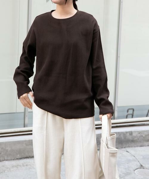 URBAN RESEARCH DOORS / アーバンリサーチ ドアーズ Tシャツ | FORK&SPOON　メッシュロングスリーブプルオーバー | 詳細1