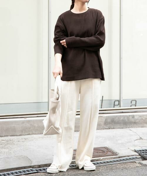 URBAN RESEARCH DOORS / アーバンリサーチ ドアーズ Tシャツ | FORK&SPOON　メッシュロングスリーブプルオーバー | 詳細5