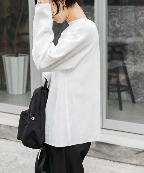 URBAN RESEARCH DOORS / アーバンリサーチ ドアーズ Tシャツ | FORK&SPOON　メッシュロングスリーブプルオーバー | 詳細12