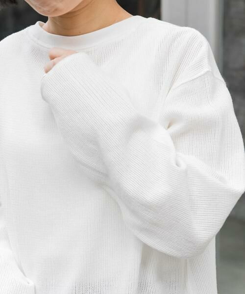 URBAN RESEARCH DOORS / アーバンリサーチ ドアーズ Tシャツ | FORK&SPOON　メッシュロングスリーブプルオーバー | 詳細16