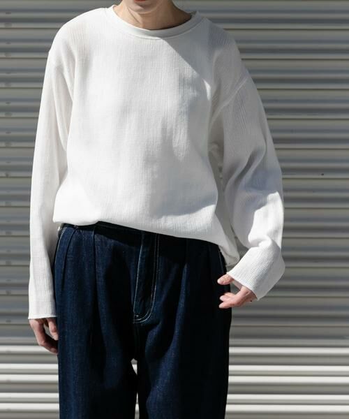 URBAN RESEARCH DOORS / アーバンリサーチ ドアーズ Tシャツ | FORK&SPOON　メッシュロングスリーブプルオーバー | 詳細18