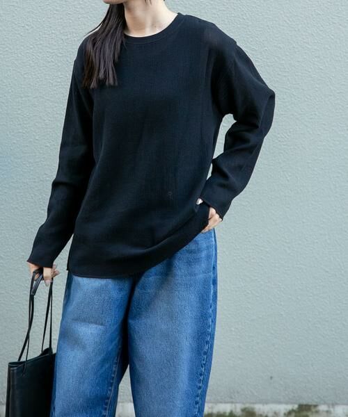 URBAN RESEARCH DOORS / アーバンリサーチ ドアーズ Tシャツ | FORK&SPOON　メッシュロングスリーブプルオーバー | 詳細27