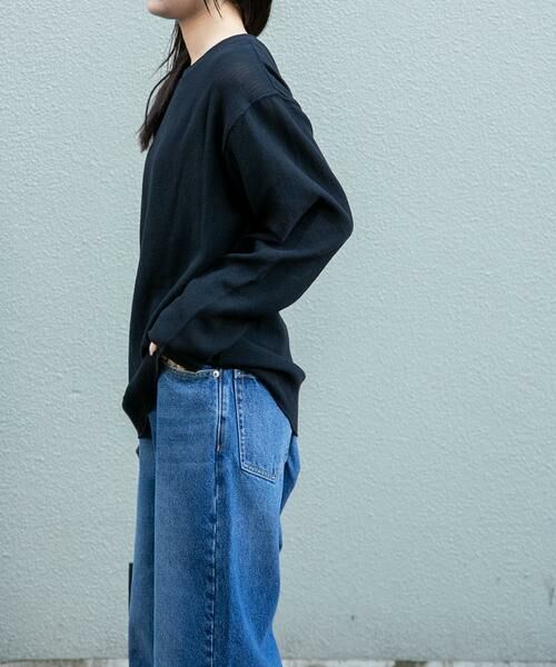 URBAN RESEARCH DOORS / アーバンリサーチ ドアーズ Tシャツ | FORK&SPOON　メッシュロングスリーブプルオーバー | 詳細28