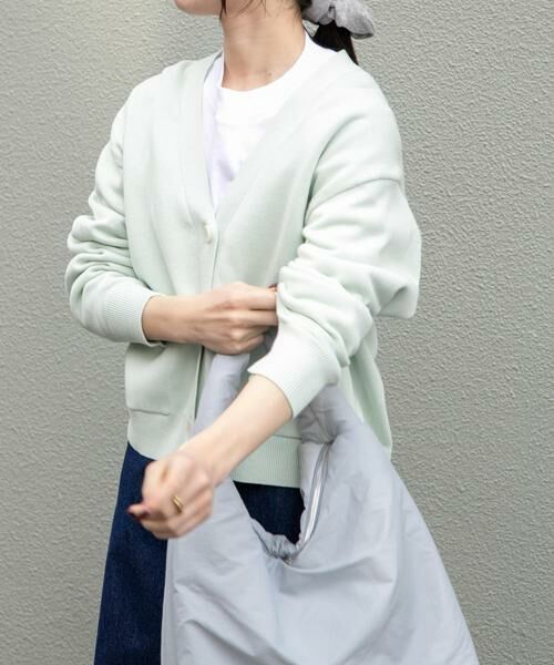 URBAN RESEARCH DOORS / アーバンリサーチ ドアーズ カーディガン・ボレロ | FORK&SPOON　ダブルフェイスVネックカーディガン | 詳細1
