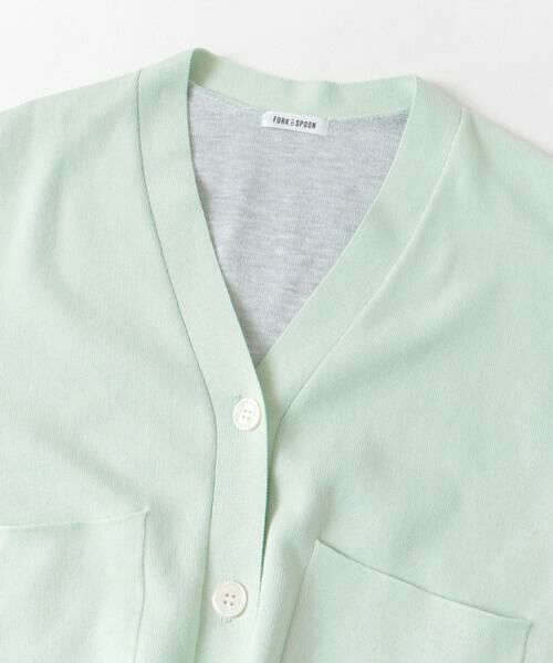 URBAN RESEARCH DOORS / アーバンリサーチ ドアーズ カーディガン・ボレロ | FORK&SPOON　ダブルフェイスVネックカーディガン | 詳細13