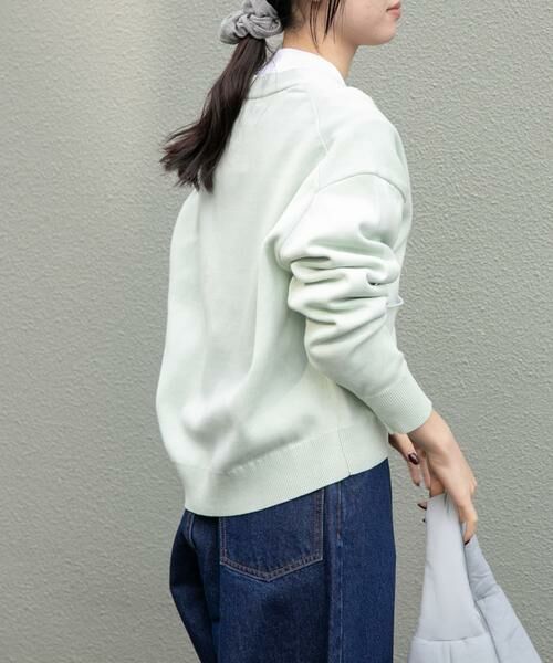 URBAN RESEARCH DOORS / アーバンリサーチ ドアーズ カーディガン・ボレロ | FORK&SPOON　ダブルフェイスVネックカーディガン | 詳細4