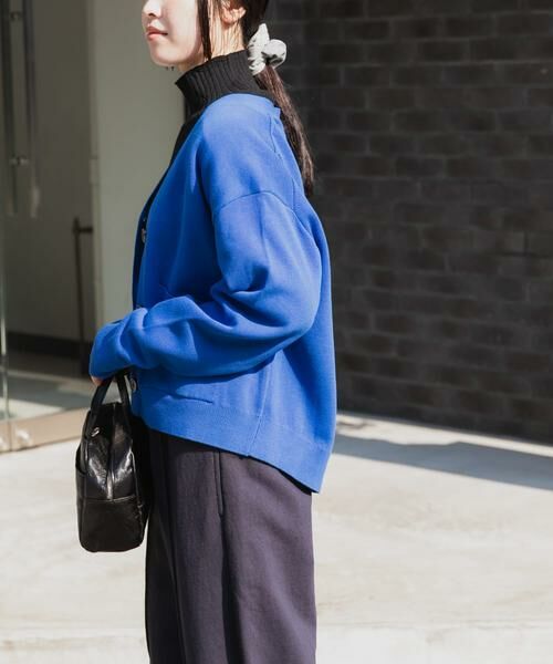 URBAN RESEARCH DOORS / アーバンリサーチ ドアーズ カーディガン・ボレロ | FORK&SPOON　ダブルフェイスVネックカーディガン | 詳細15