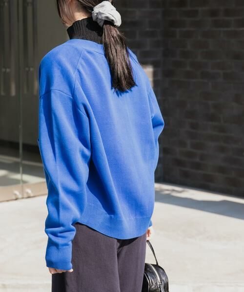 URBAN RESEARCH DOORS / アーバンリサーチ ドアーズ カーディガン・ボレロ | FORK&SPOON　ダブルフェイスVネックカーディガン | 詳細16