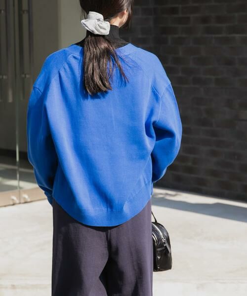 URBAN RESEARCH DOORS / アーバンリサーチ ドアーズ カーディガン・ボレロ | FORK&SPOON　ダブルフェイスVネックカーディガン | 詳細17