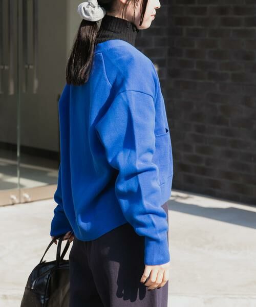 URBAN RESEARCH DOORS / アーバンリサーチ ドアーズ カーディガン・ボレロ | FORK&SPOON　ダブルフェイスVネックカーディガン | 詳細18