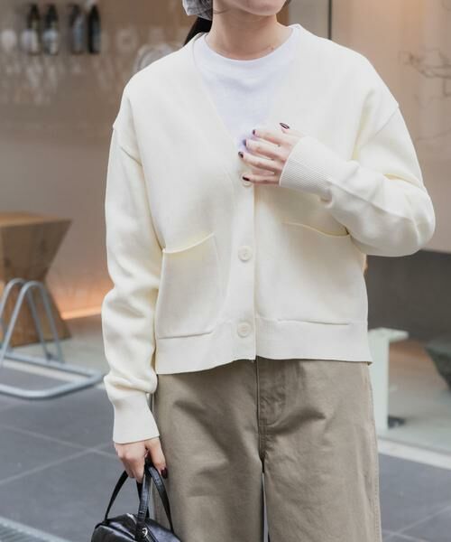 URBAN RESEARCH DOORS / アーバンリサーチ ドアーズ カーディガン・ボレロ | FORK&SPOON　ダブルフェイスVネックカーディガン | 詳細26