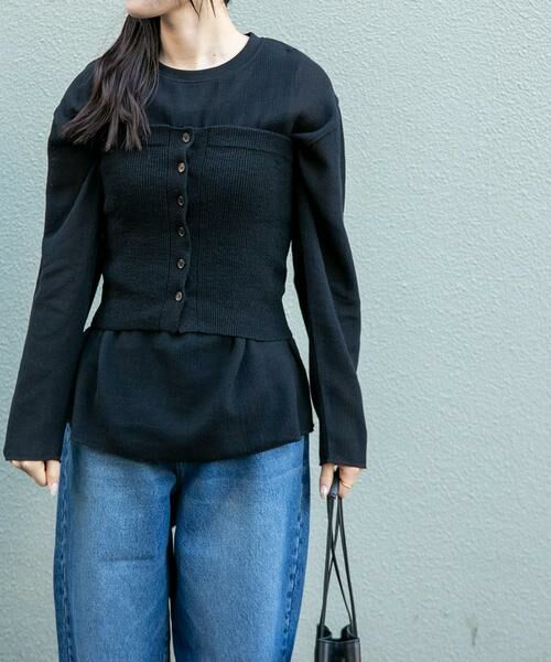 URBAN RESEARCH DOORS / アーバンリサーチ ドアーズ ベスト | FORK&SPOON　ニットビスチェ | 詳細7