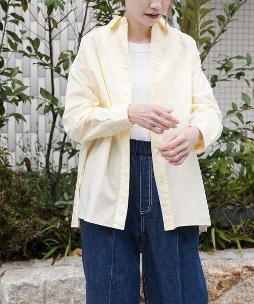 URBAN RESEARCH DOORS / アーバンリサーチ ドアーズ シャツ・ブラウス | FORK&SPOON　ガーメントダイロングスリーブシャツ | 詳細2