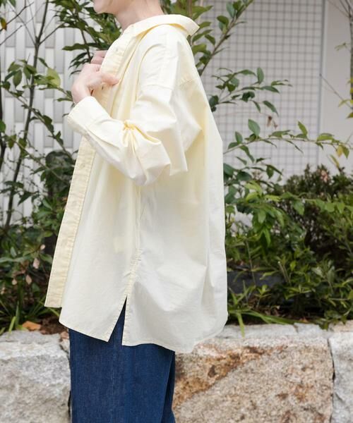 URBAN RESEARCH DOORS / アーバンリサーチ ドアーズ シャツ・ブラウス | FORK&SPOON　ガーメントダイロングスリーブシャツ | 詳細3