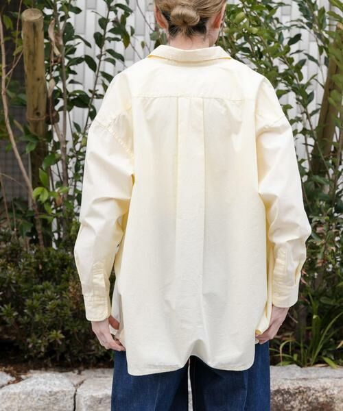 URBAN RESEARCH DOORS / アーバンリサーチ ドアーズ シャツ・ブラウス | FORK&SPOON　ガーメントダイロングスリーブシャツ | 詳細4